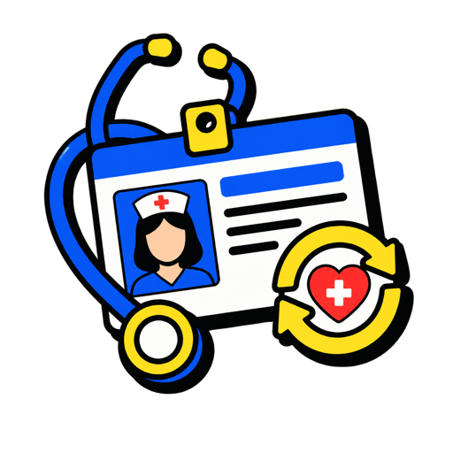 Nursing license renewal illustration